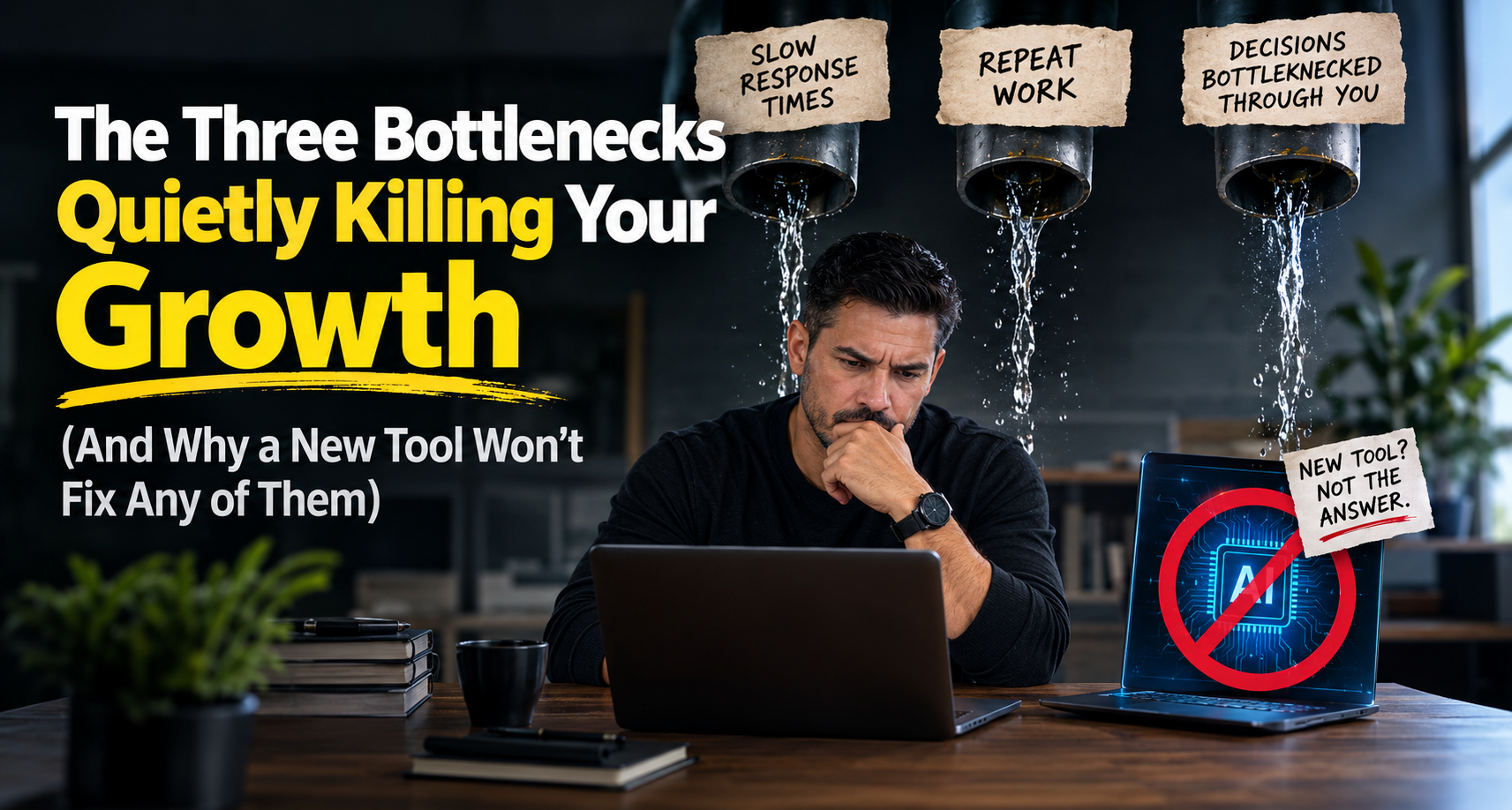 The Three Bottlenecks Quietly Killing Your Growth
